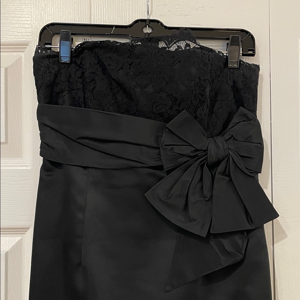 Laundry By Shelli Segal Black Strapless Dress